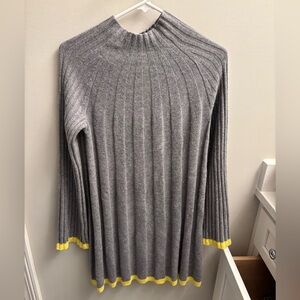 Women’s Anthropologie wool gray sweater dress